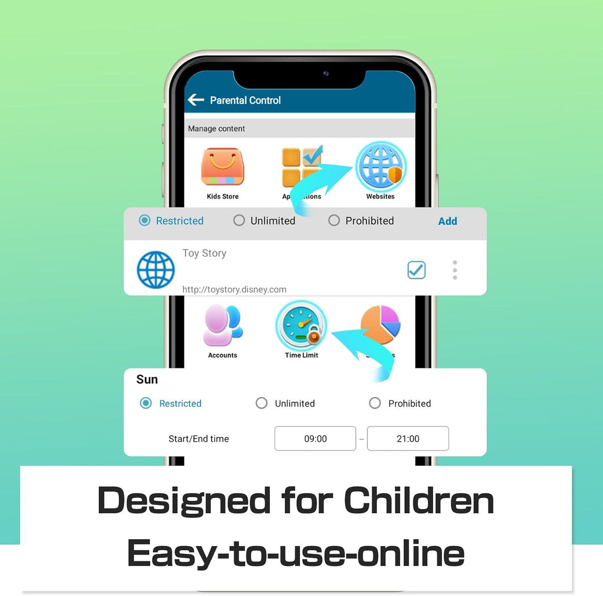 Pipsypad parental control app